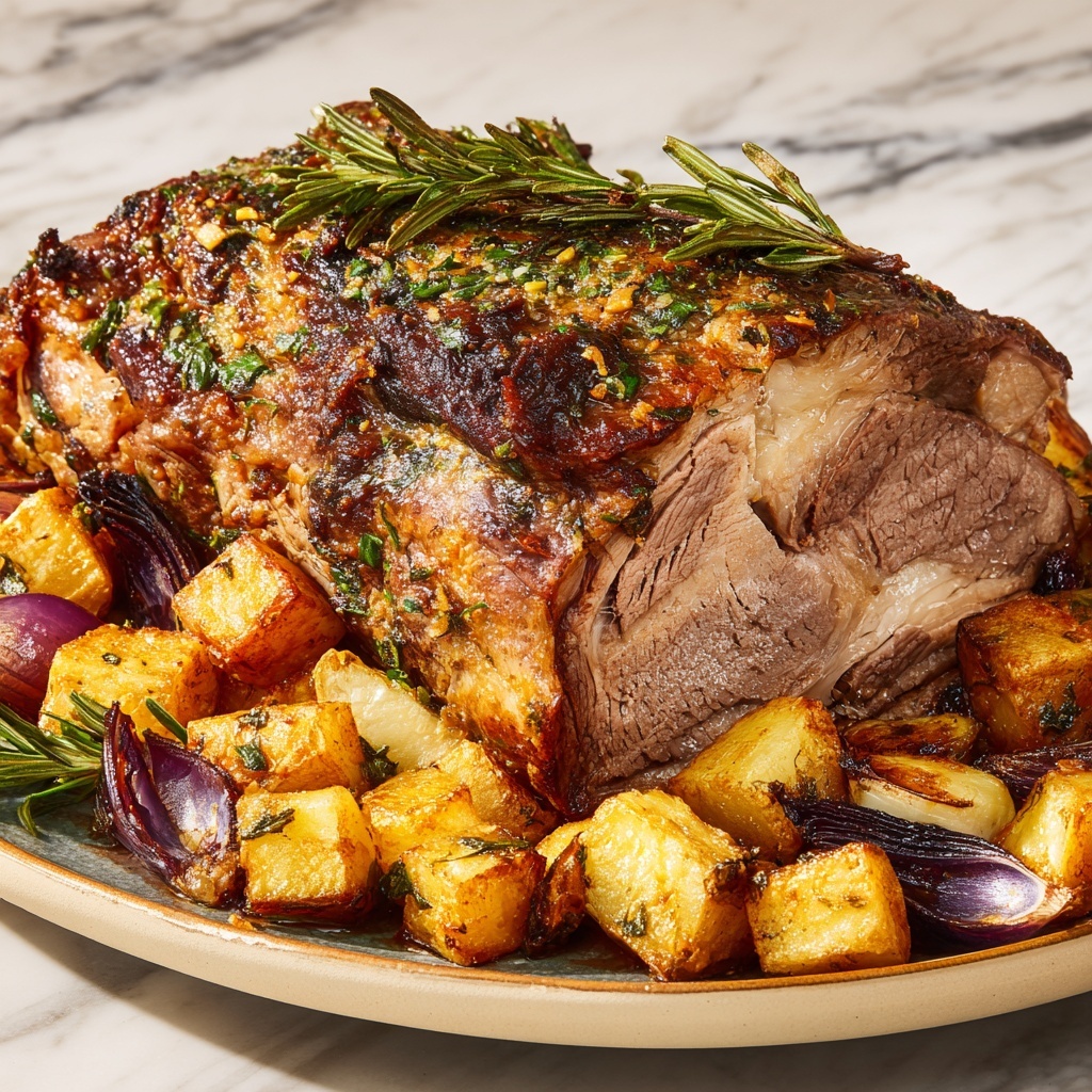 Slow-Roasted Lamb Shoulder Recipe - Recipe Image