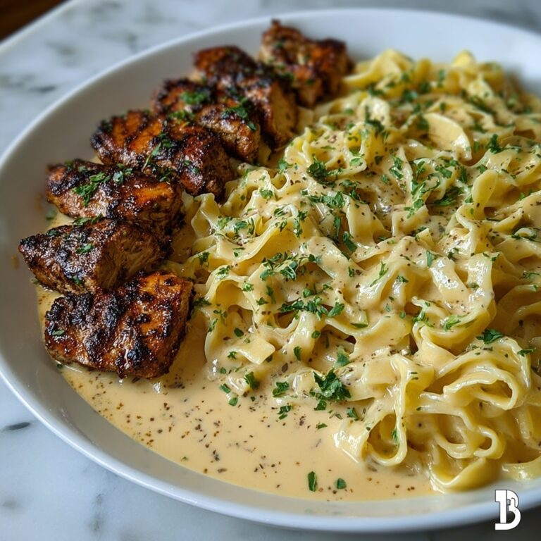 Indulgent Savory Cajun Chicken and Creamy Garlic Parmesan Linguine Recipe
