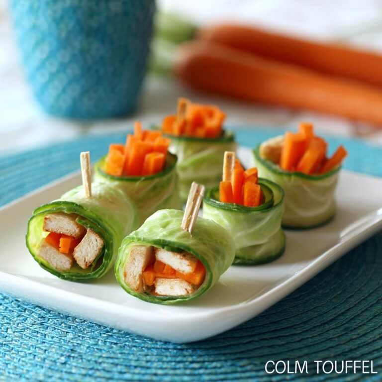 Tofu Vegetable Rolls with Black and Green Burger Recipe