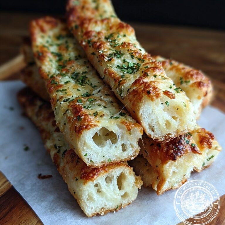 Sourdough Cheesy Breadsticks Recipe