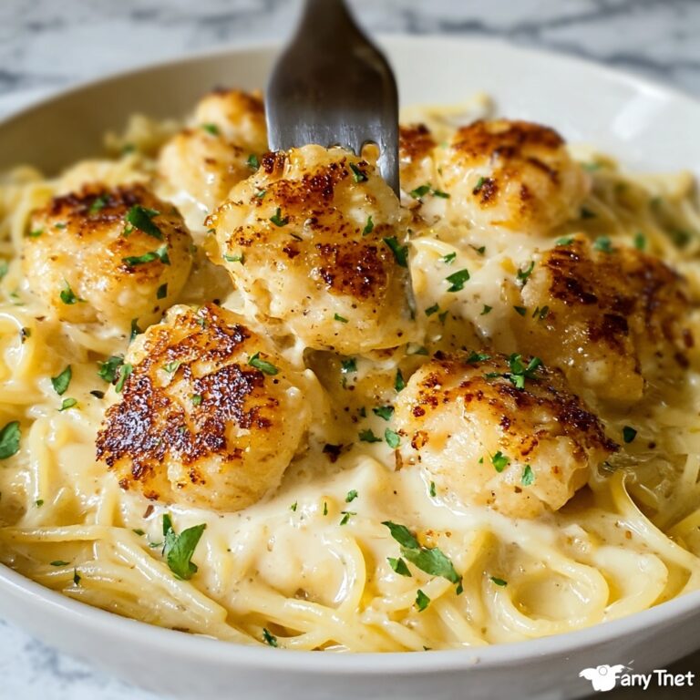 Creamy Parmesan Pasta with Sautéed Garlic Butter Chicken Recipe