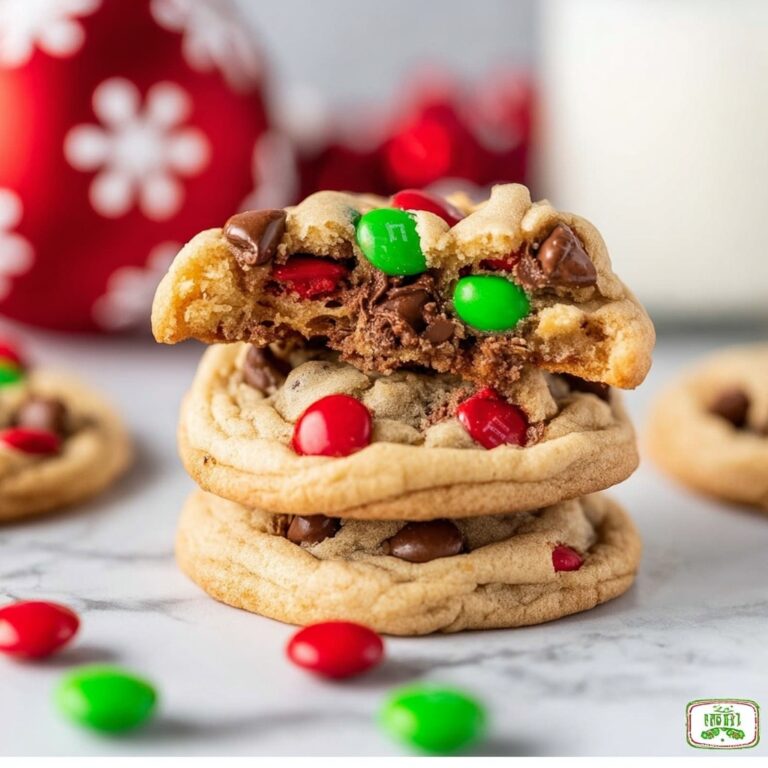 M&M Peanut Butter Cookies Recipe