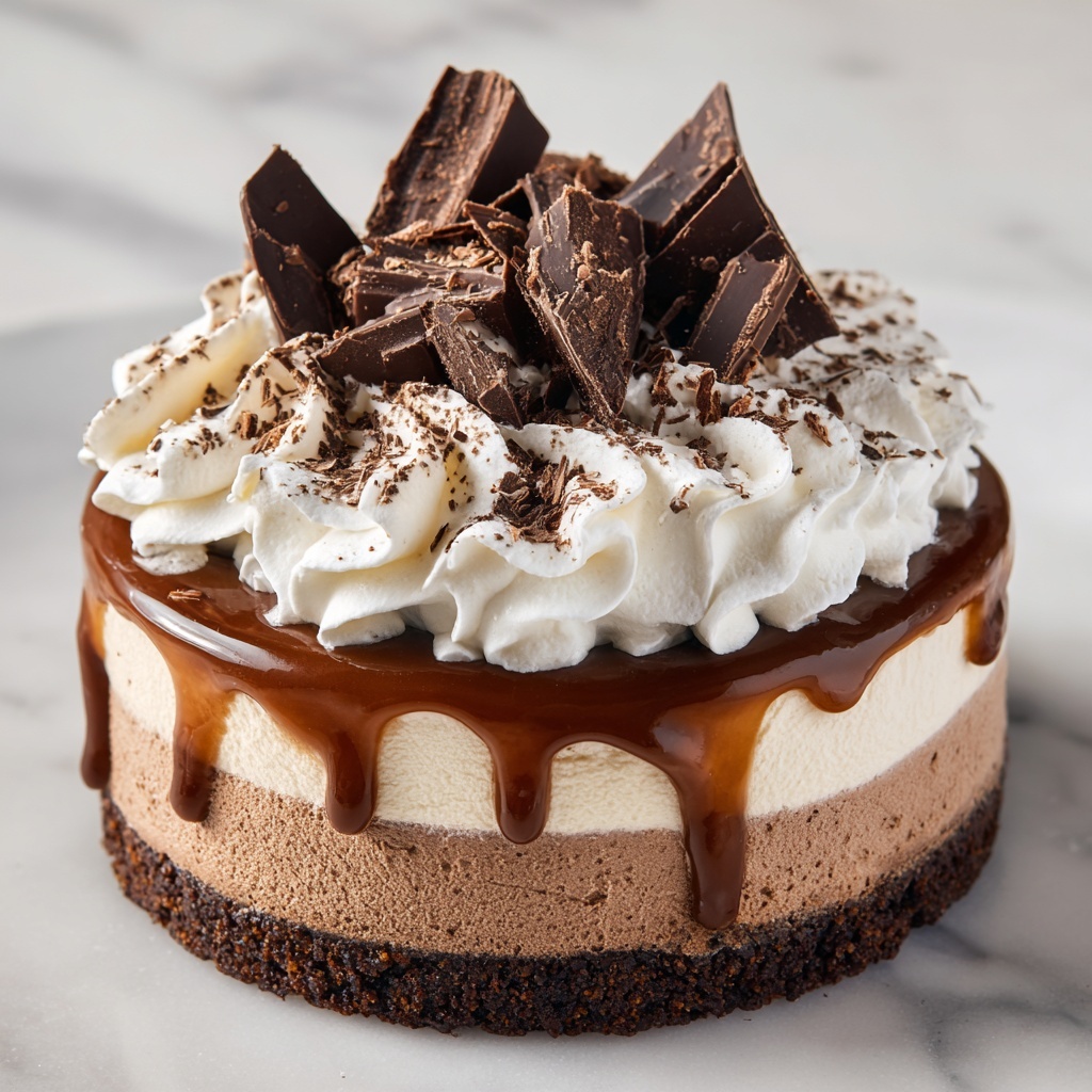 Coffee and Fudge Ice Cream Cake Recipe - Recipe Image