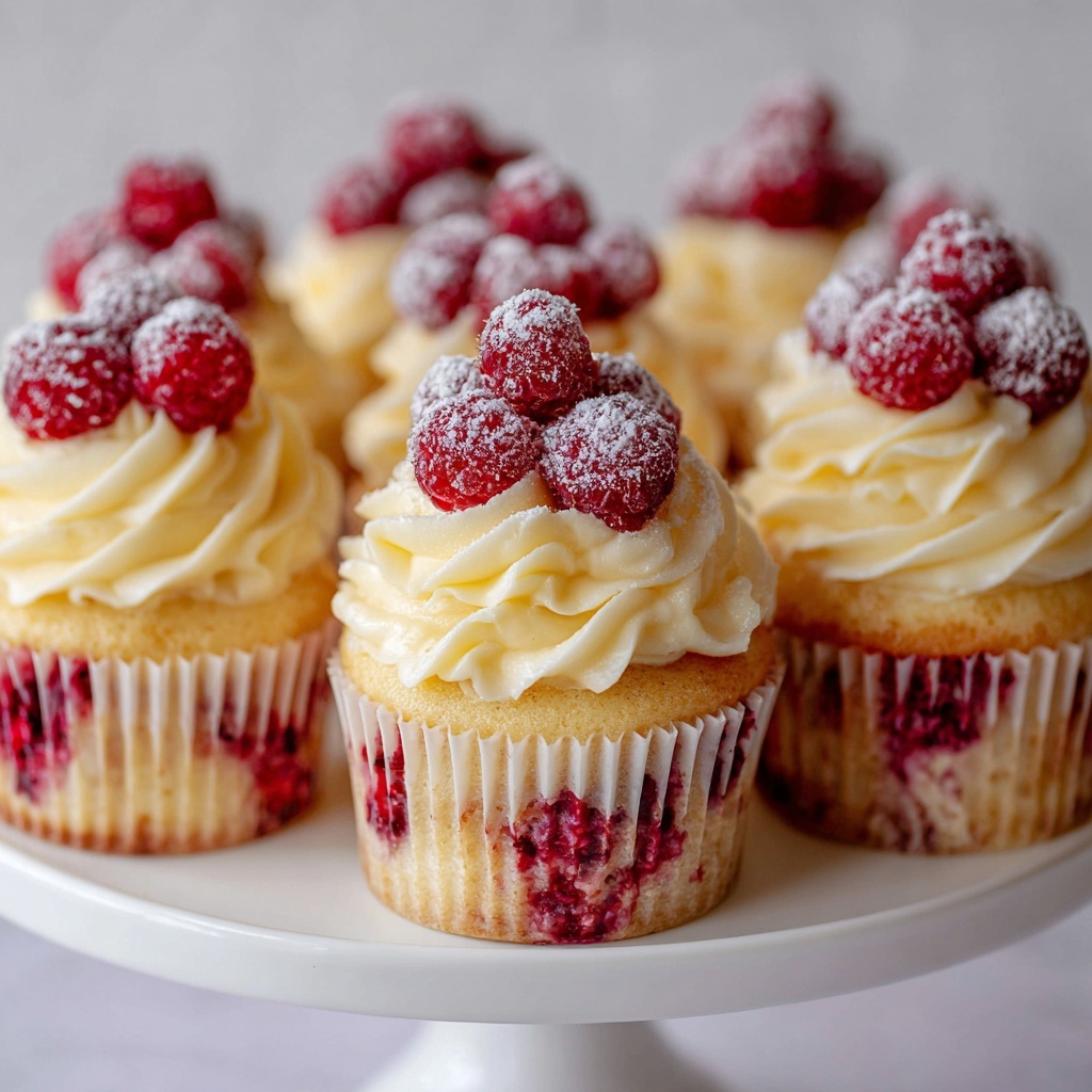 Raspberry Lemon Heaven Cupcakes Recipe - Recipe Image