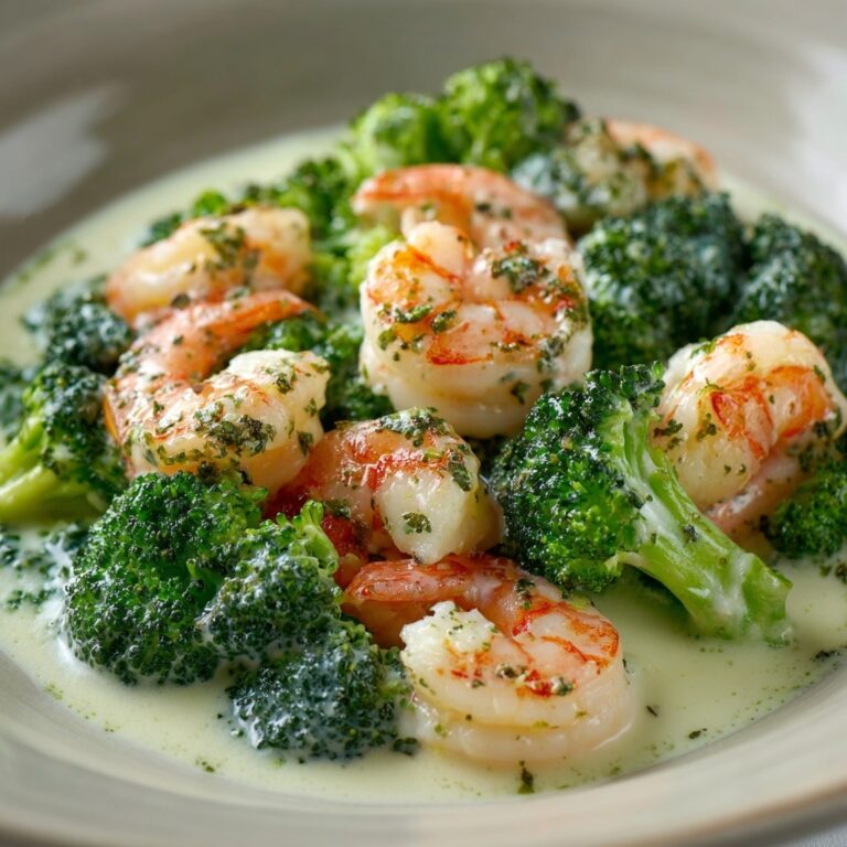Broccoli Shrimp Alfredo Recipe