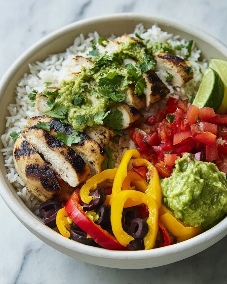 Simple Grilled Chicken Burrito Bowl Recipe