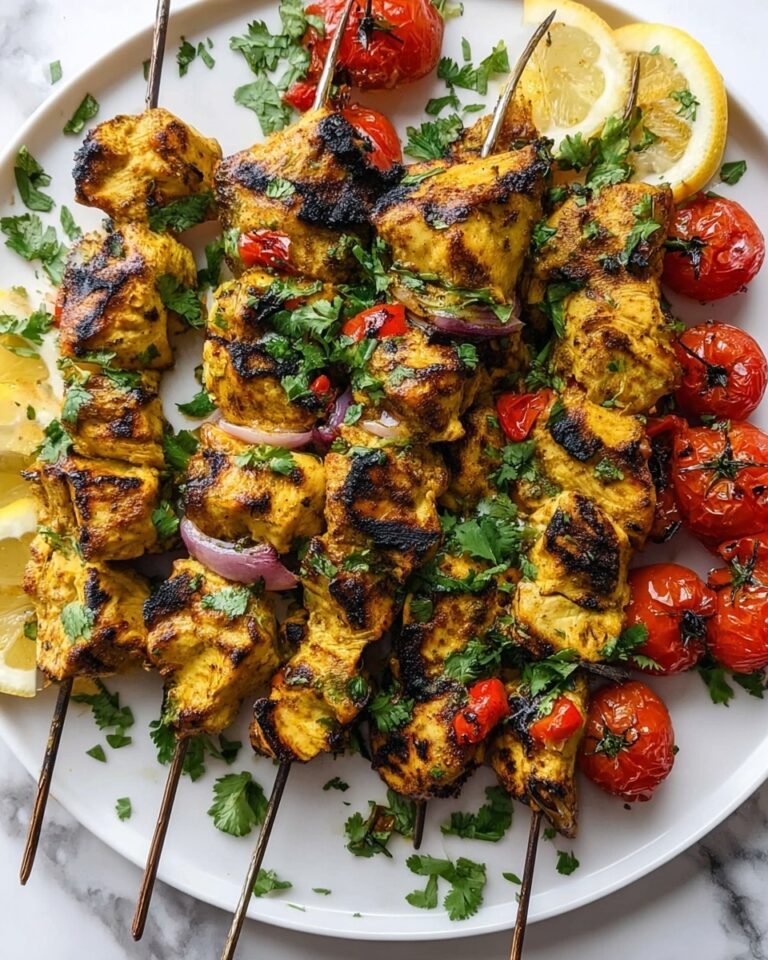 Simple Moroccan Chicken Skewers Recipe
