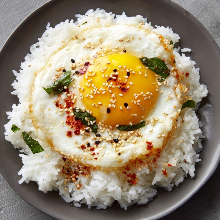 Easy Arroz Con Huevo Frito Recipe