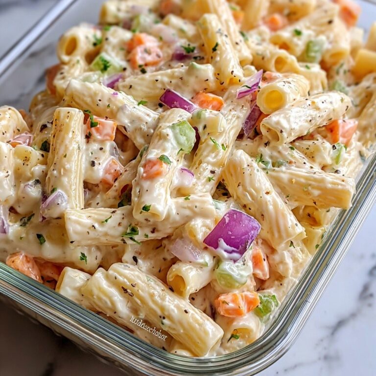 Cheddar Sour Cream Macaroni Salad Recipe