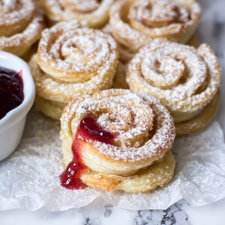 Monte Cristo Puff Pastry Pinwheels Recipe