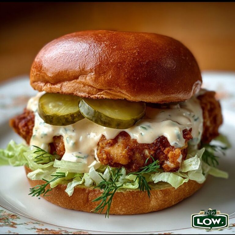 Spicy Chicken Sandwich with Creamy Homemade Sauce Recipe