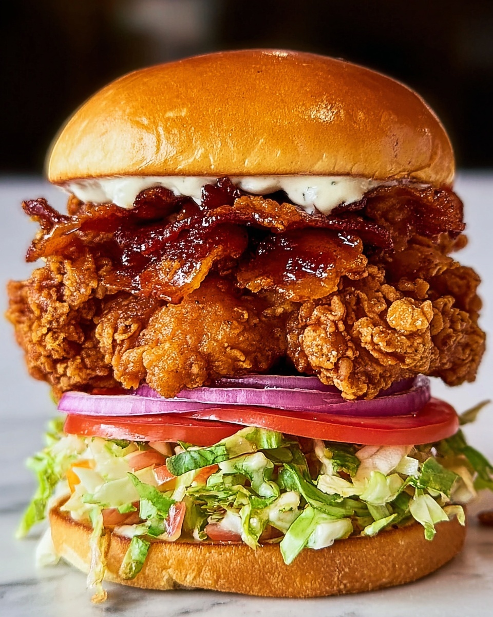 Perfect Crispy Fried Chicken Sandwich Recipe - Recipe Image