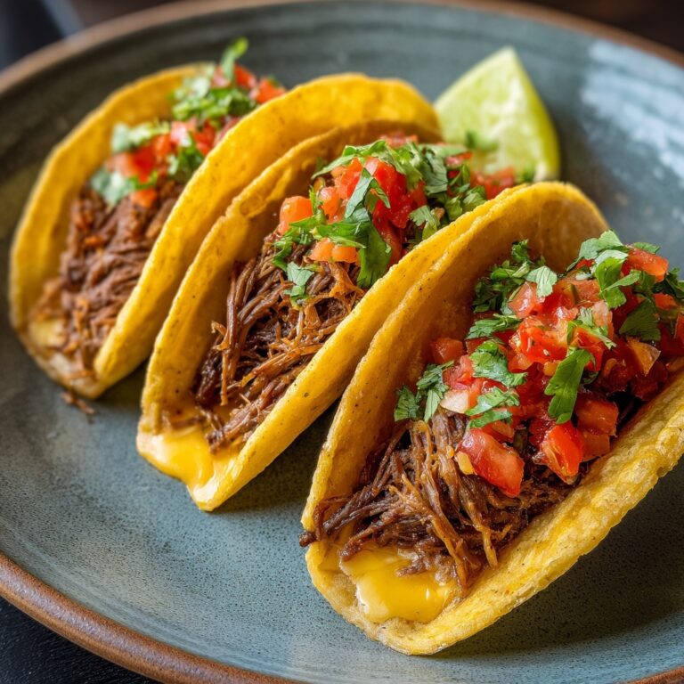Crockpot Shredded Beef Tacos Recipe