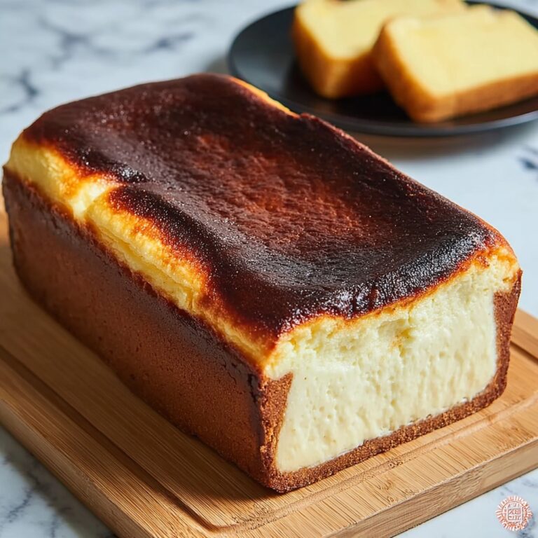 Burnt Basque Cheesecake Loaf Recipe