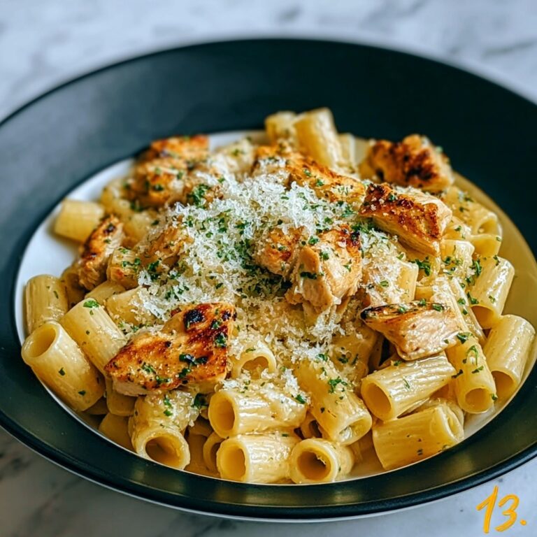 Creamy Garlic Butter Chicken Rigatoni in 40 Minutes Recipe