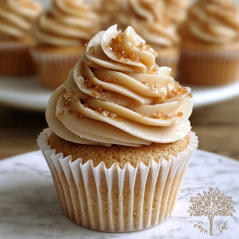Indulgent Brown Sugar Butterscotch Cupcakes Recipe