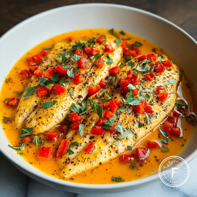 Easy Tilapia in Roasted Pepper Sauce for Busy Weeknights Recipe
