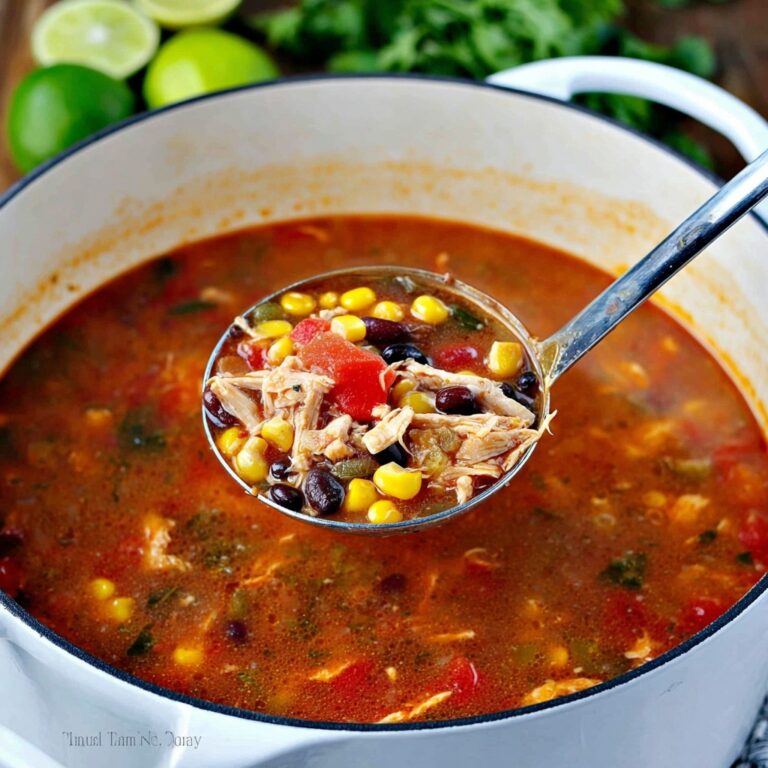 Easy Chicken Enchilada Soup Recipe