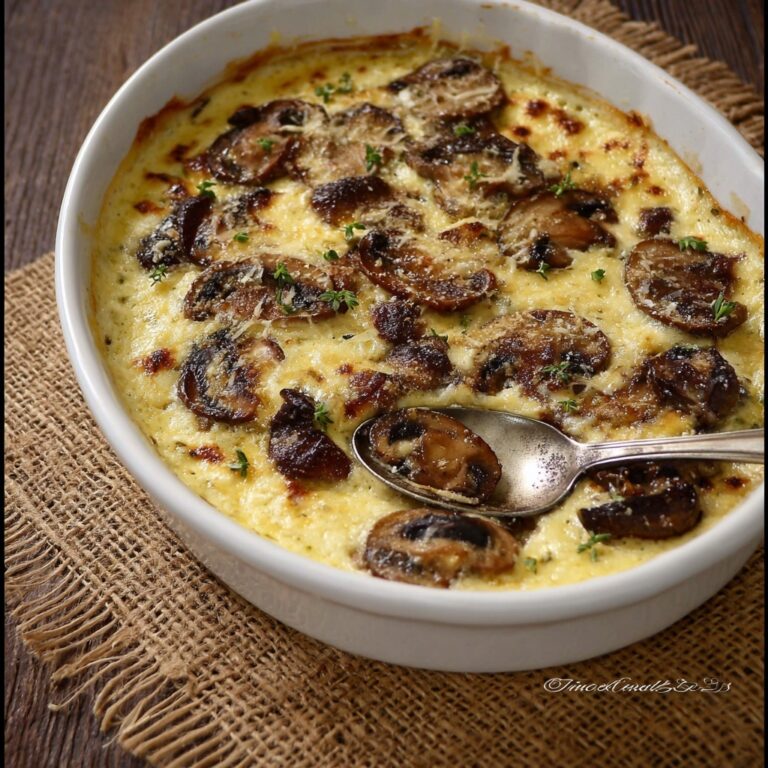 Potato & Mushroom Gratin Recipe