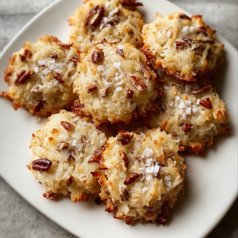 No-Bake Coconut Praline Cookies Recipe