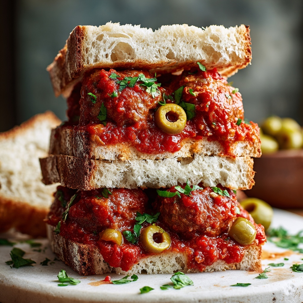 Meatball Monster Sandwiches Recipe - Recipe Image