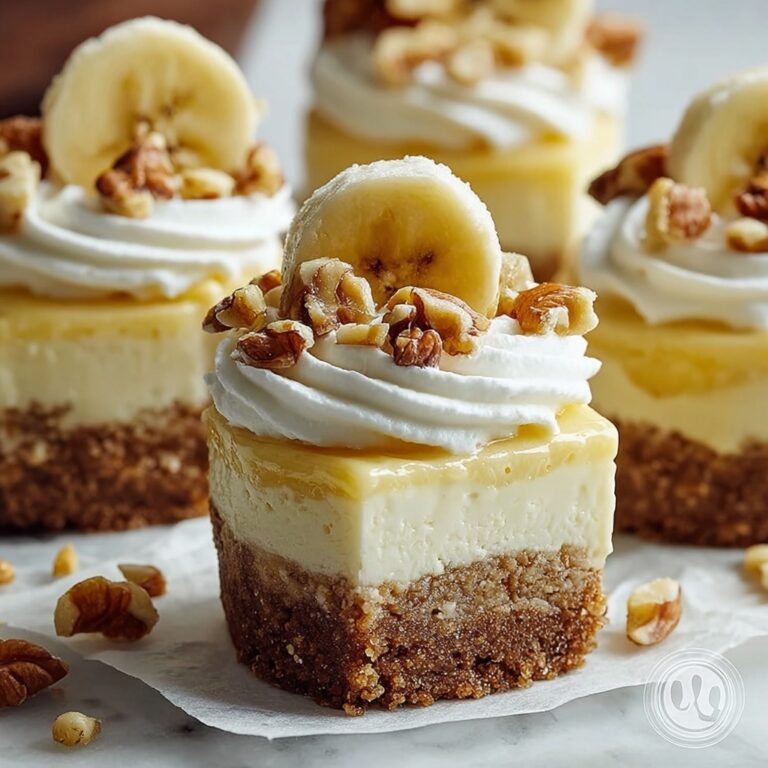 Irresistibly Creamy Mini Banana Pudding Cheesecakes to Love Recipe