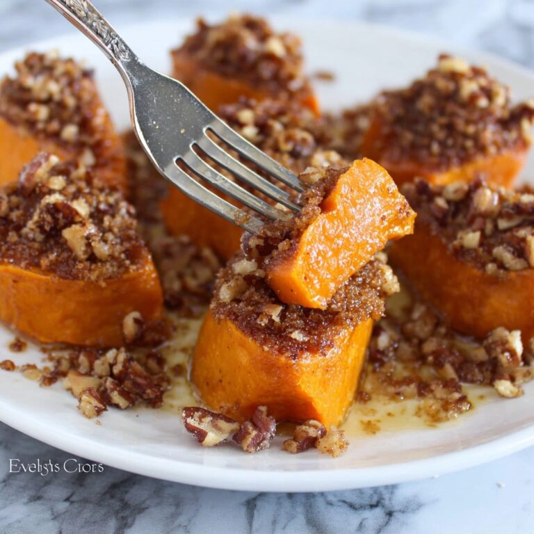 Melting Sweet Potatoes with Pecan Crumble and Maple Cinnamon Sauce Recipe