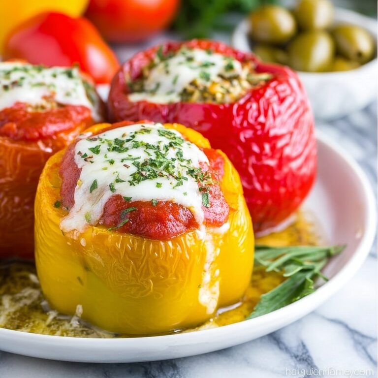Crock Pot Turkey Stuffed Peppers with Rice Recipe