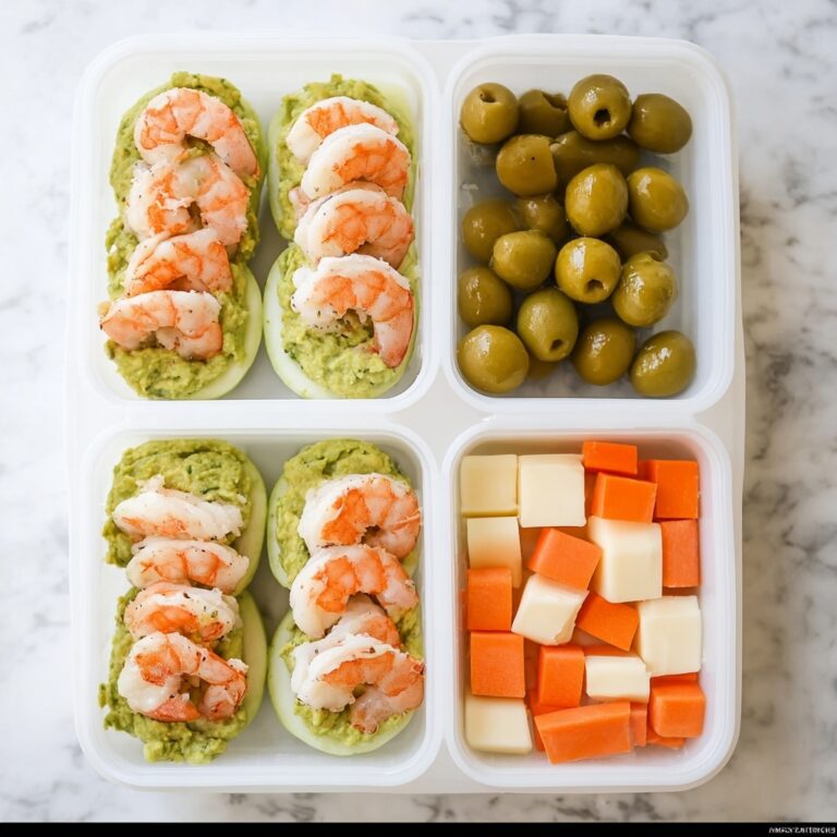 Avocado Shrimp Keto Lunchbox Idea Recipe