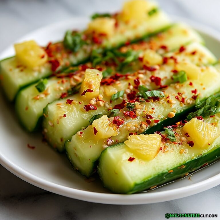 Refreshing Chili Lime Pineapple Cucumber Sticks Recipe