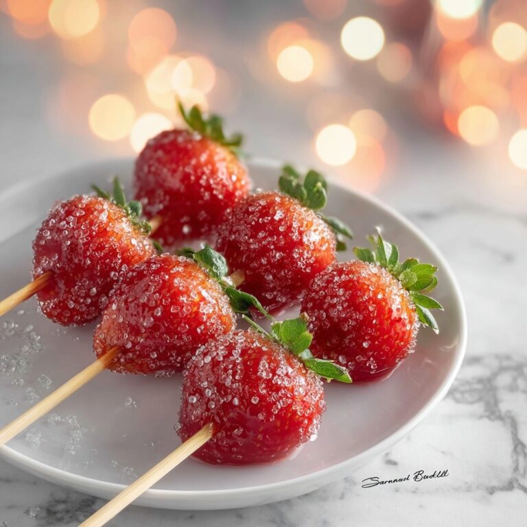 Strawberry Tanghulu: Crunchy Candied Fruit Skewers Recipe