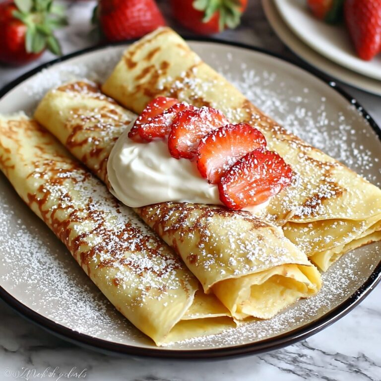 Strawberry Crepes Recipe