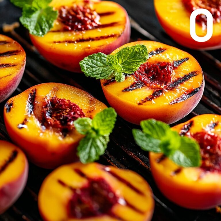 Grilled Peaches with Cinnamon and Honey Recipe