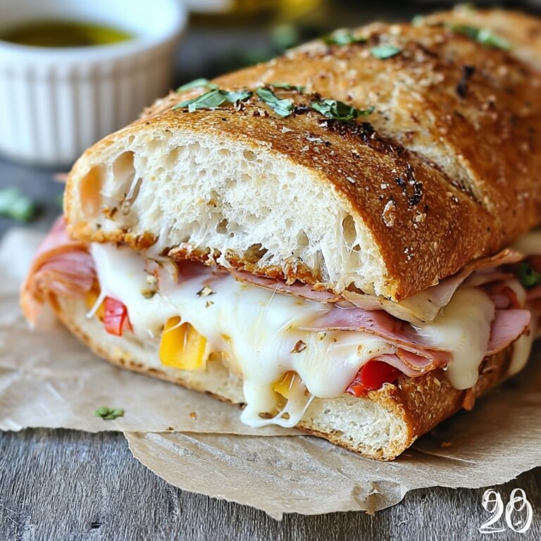 Baked Italian Sub Sandwiches Recipe